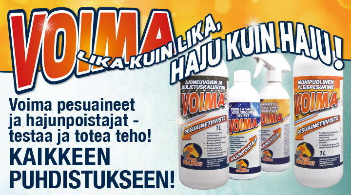 Voima pesuaineet ja hajunsyöjät