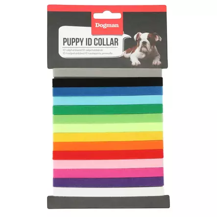 Pentuepanta Puppy ID Collar 14kpl Dogman - Koiran pika- ja pistolukkopannat - 043960 - 1