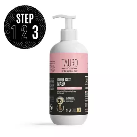 Maski Volume Boost 400ml Ultra Natural Care Tauro Pro Line - Koiran hoitoaineet - 058100 - 1