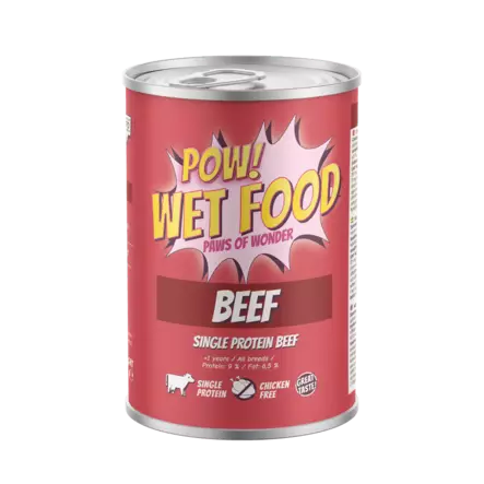 Adult Beef 400g säilyke POW! - Koiran säilykkeet aikuisille koirille - 056880 - 1