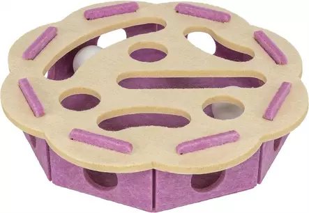 Aktivointilelu Whole ’n’ Roll Flower 30x7,5cm lila Trixie - Kissan aktivointilelut - 056780 - 1