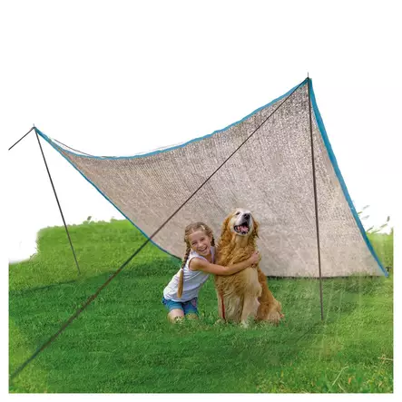 Aurinkosuojapeite Shade Mate 283x212cm hopea CoolPets - Koiran viilentävät tuotteet - 057330 - 1