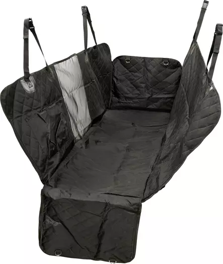 Auton takapenkinsuoja 187x147cm musta Companion - Koiran autoilutarvikkeet - 057810 - 1