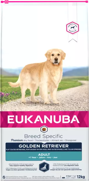 Golden Retriever 12kg Eukanuba - Koiran kuivaruoat aikuisille koirille - 000240 - 1