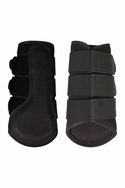 Jännesuojat Comfort Breath mustat HKM-sports - Hevosen vuohis- ja hivutussuojat - 056920 - 1