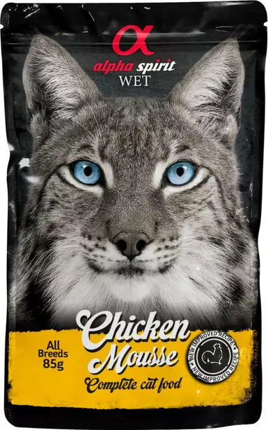 Kanamousse 85g pss alphaSpirit cat - Aikuisten kissojen säilykkeet - 054440 - 1