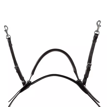 Kaulahihna kahvalla nahkaa ruskea Hansbo Sport - Ratsun martingnaalit ja rintaremmit - 056510 - 2