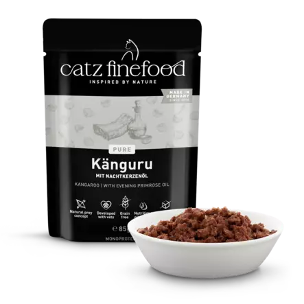 Kenguru 100% 85g pss Catz Finefood - Aikuisten kissojen säilykkeet - 040390 - 1