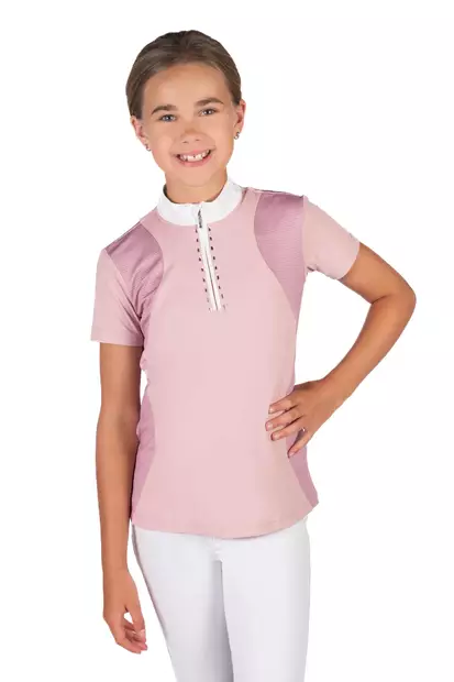 Kisapaita Glam Kids lyhyet hihat vanha roosa HKM-sports - Ratsastuspaidat ja -hupparit - 056850 - 2