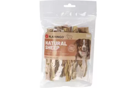 Lampaannahkaletti leveä 100g - Koiran herkut ja makupalat - 056250 - 2