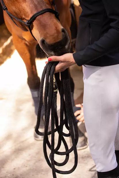 Maastakäsittelynaru 6m musta Paddock Sports - Hevosen juoksutus ja maastakoulutus - 058040 - 2