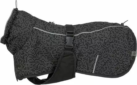 Mantteli Limoux heijastava pintamateriaali harmaa - kuviointi Trixie - Koiran manttelit - 054310 - 1