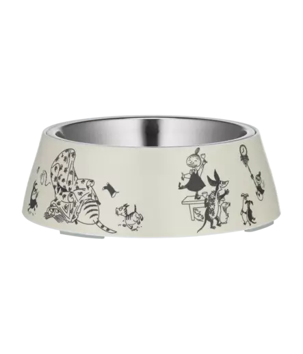 Melamiinikuppi Moomin for Pets 80 M 325ml beige Muurla - Koiran muovi- ja melamiinikupit - 054770 - 2