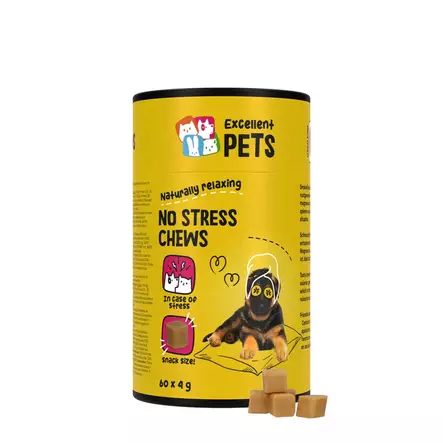 Rauhoittava makupala No Stress Chews Excellent pets - Koiran lisäravinteet - 058110 - 1
