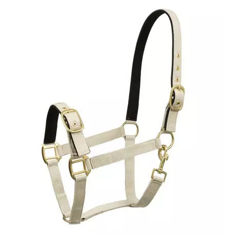 Nylonriimu Avery beige topattu ja turvalta avattava Wahlsten - Hevosen nylonriimut - 054380 - 1