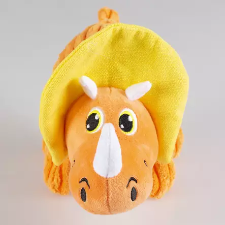 Pehmodino Triceratops 30cm keltainen Duvo+ - Koiran pehmolelut - 054930 - 2