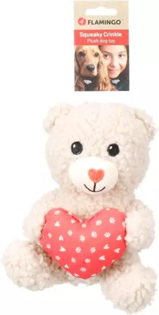 Pehmokarhu Lief Bear 20cm beige Flamingo - Koiran pehmolelut - 055570 - 2