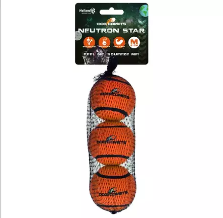 Tennispallo Neutron Star M 6cm 3kpl monipakkaus Dog Comets - Koiran pallot ja heittolelut - 047610 - 1