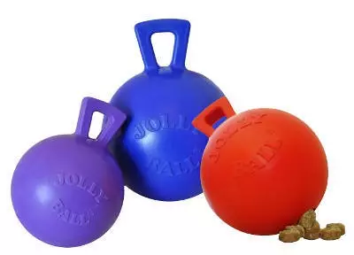Tug-n-Toss kahvakuula 10,16cm Jolly Pets - Koiran aktivointilelut - 004910 - 1