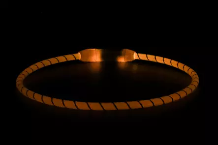 Valopanta USB ladattava kapea Leora Visio LED 33-63,5cm x 8mm Flamingo - Koiran heijastimet ja turvavalot - 059790 - 2