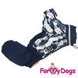 Sadehaalari kuvio / tummansininen For My Dogs - Koiran haalarit - 021040 - 9