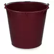 Ämpäri kantokahvalla 7L burgundi V-Plast - Hevosen ruokinta-astiat ja ämpärit - 052080 - 1