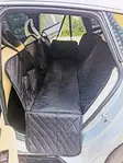Auton takapenkinsuoja 187x147cm musta Companion - Koiran autoilutarvikkeet - 057810 - 2