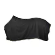 Fleeceloimi etukappaleella ja koristereunoilla musta Hansbo Sport - Hevosen fleeceloimet - 047590 - 1
