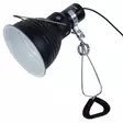 Heijastava valaisin 14cm E27 musta Hobby - Terraarion tarvikkeet ja kuivikkeet - 060030 - 2