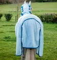 Hyönteisloimi Amigo Bug Buster Plus irrotettavalla kaulakappaleella azure blue/navy & electric blue Horseware - Hevosen hyönteis- ja UV-loimet - 057200 - 6