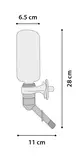 Juomapullo Kylo 500ml harmaa-valkoinen Flamingo - Pieneläinten juoma- ja ruokinta-astiat - 055490 - 3