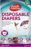 Narttuvaippa kertakäyttöinen Disposable Diapers 12kpl Simple Solution - Juoksuaika- ja pissasuojat - 057530 - 1