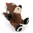 Pehmoheppa Checkers Sitting Horse 20cm ruskea Godog - Koiran pehmolelut - 052180 - 2