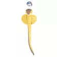 Rapiseva pehmokobra täyttöaukolla 65x22x9cm kelta-beige Duvo+ - Koiran pehmolelut - 054940 - 2
