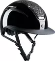 Ratsastuskypärä Guardian M 56-58 glossy - heavy glitter top musta Equipage - Ratsastuskypärät - 057240 - 1