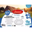 Ruokintalautanen kanoille 50x2cm punainen Duvo+ - Kotieläinten ruokinta-astiat ja ämpärit - 059650 - 4