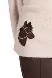 Teddykarvainen pusero Mia KID beige HKM-sports - Ratsastuspaidat ja -hupparit - 054090 - 5