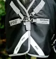 Ulkoloimi Amigo 1200D XL 50g black-titanium grey & silver Horseware - Hevosen kevyttoppaloimet ulkoiluun - 059920 - 2