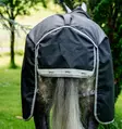 Ulkoloimi Amigo 1200D XL 50g black-titanium grey & silver Horseware - Hevosen kevyttoppaloimet ulkoiluun - 059920 - 4