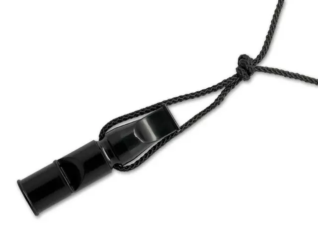 640 koirapilli tuplaääni naru musta ACME - Clickerit, kosketuskepit, pillit - 049710 - 1