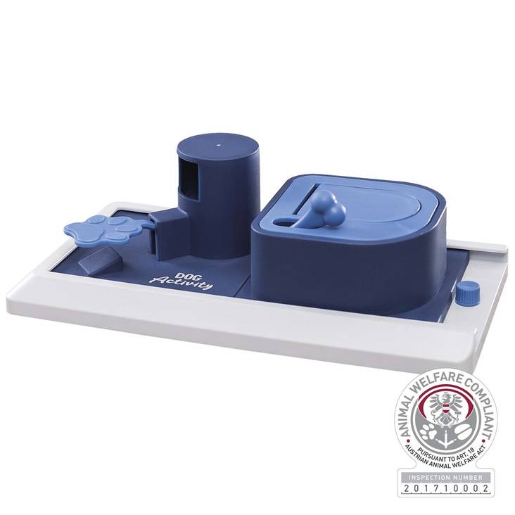 Aktivointipeli Poker Box Vario 1 32x17cm sininen/valkoinen Trixie - Koiran aktivointilelut - 027400 - 4