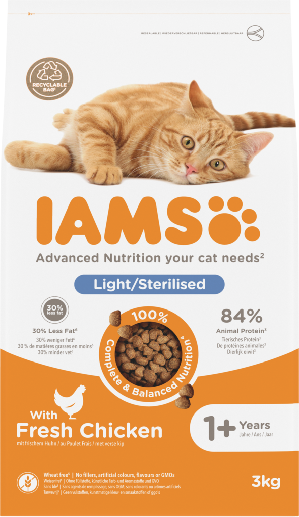Cat Sterilised Iams Vitality - Kissan kuivaruoat aikuisille kissoille - 012760 - 4