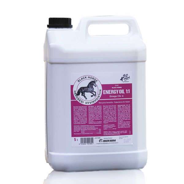 Energy oil 5L öljy+E-vit Black Horse - Lisäravinteet energialisät ja kilpailut - 032310 - 1