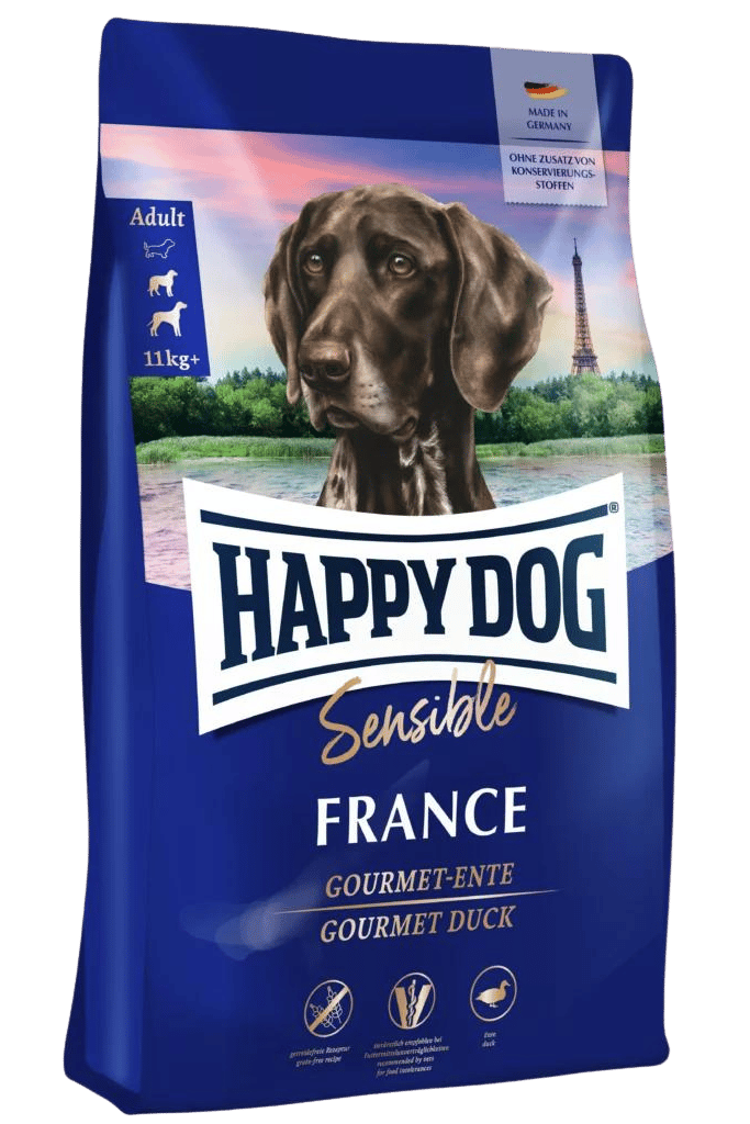 France Ankka Sensible Happy Dog - Koiran kuivaruoat aikuisille koirille - 017730 - 2