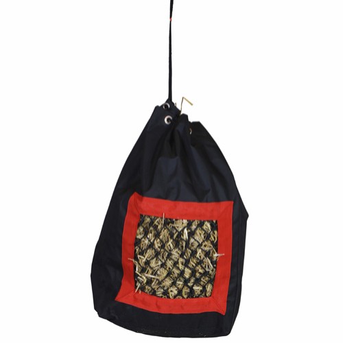 Heinäkassi verkkopohjalla puna-musta HorseGuard - Hevosen ruokinta-astiat ja ämpärit - 031070 - 1