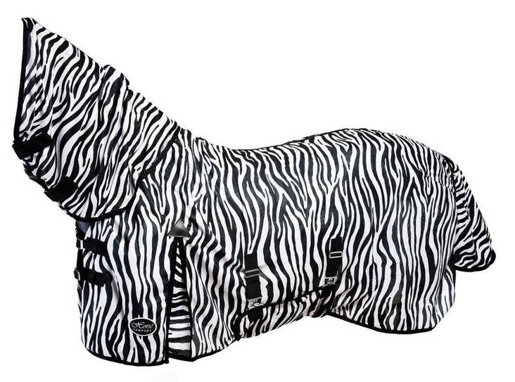 Hyönteisloimi Zebra Fullneck Horse Comfort - Hevosen hyönteis- ja UV-loimet - 024260 - 1