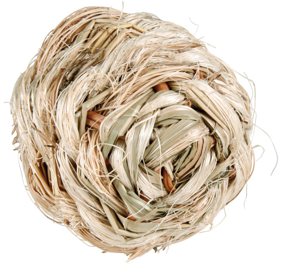 Jyrsijän heinäpallo kellolla 6cm Trixie - Pieneläinten lelut ja puuhasteltavat - 011260 - 1