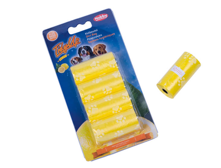 Kakkapussit 20pss 4rll sitrus Nobby - Koiran kakkapussit ja pidikkeet - 020330 - 1