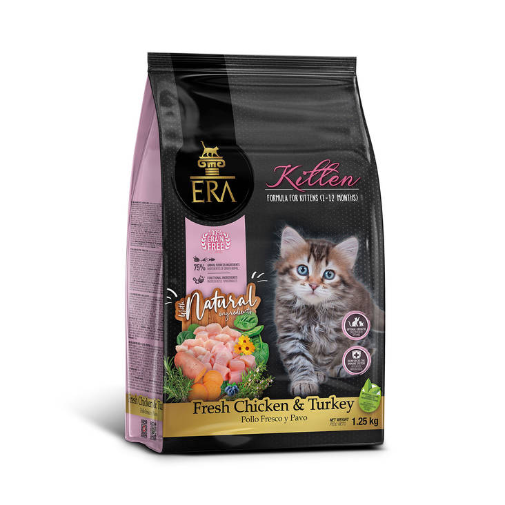 Kitten Grain Free Chicken & Turkey ERA - Kissan kuivaruoat pennut ja kasvatus - 038380 - 1