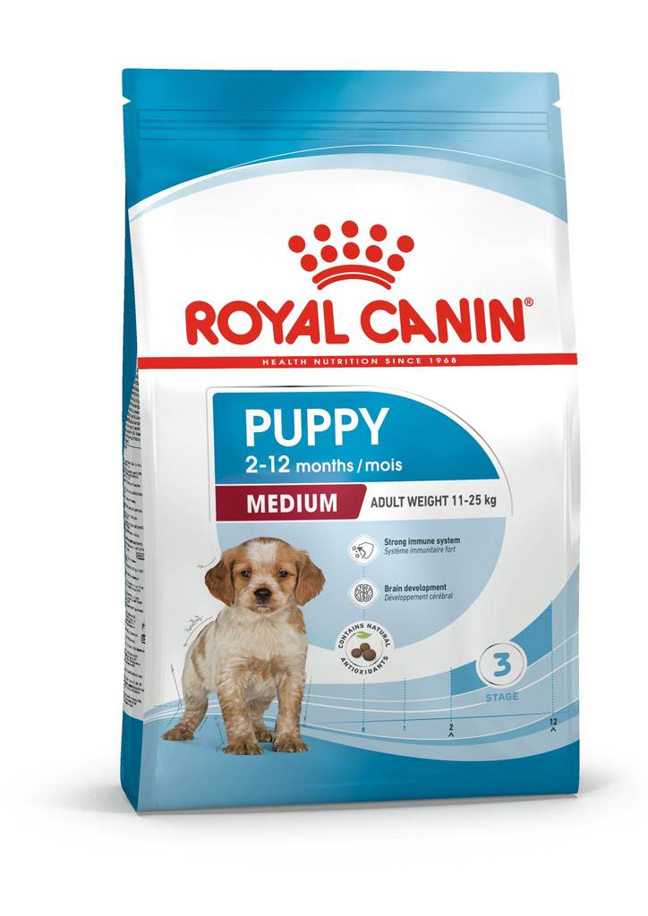 Puppy MEDIUM Royal Canin - Kuivaruoat pennuille ja kasvatukseen - 001100 - 2